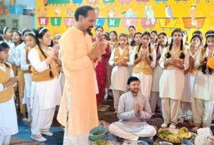 महर्षि विद्या मंदिर में हनुमान जन्मोत्सव बड़े ही हर्षोल्लास एवं श्रद्धा के साथ मनाया