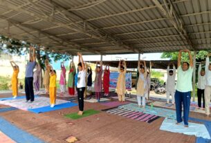 महार्षि विद्या मंदिर में अंतर्राष्ट्रीय योग दिवस उत्साहपूर्वक मनाया गया