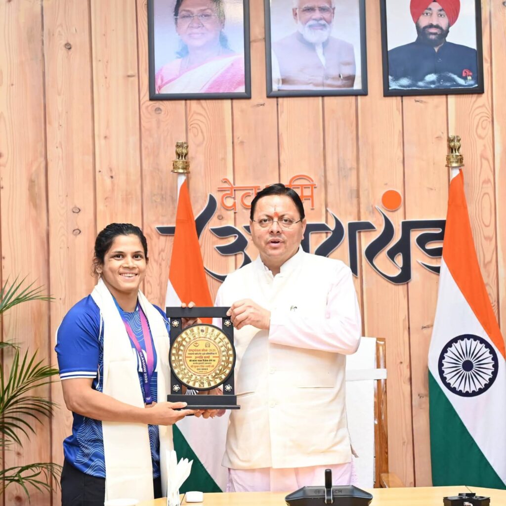 कॉमनवेल्थ गेम्स 2026 के पदक विजेताओं और प्रशिक्षकों का सम्मान