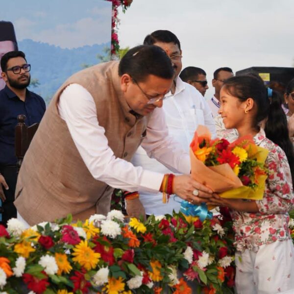 ₹8.64 करोड़ की लागत से विकसित जल सृष्टि पार्क का मुख्यमंत्री धामी ने किया लोकार्पण
